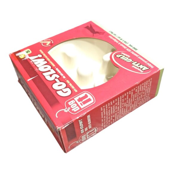 Dog It Go Slow Anti-Gulp Small Dog Bowl 1.2L/40.5oz - NEW - Picture 3 of 6